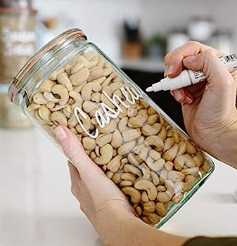 Weck jars - 784 Cylindrical 1550ml Case of 4 - Kitchen Envy