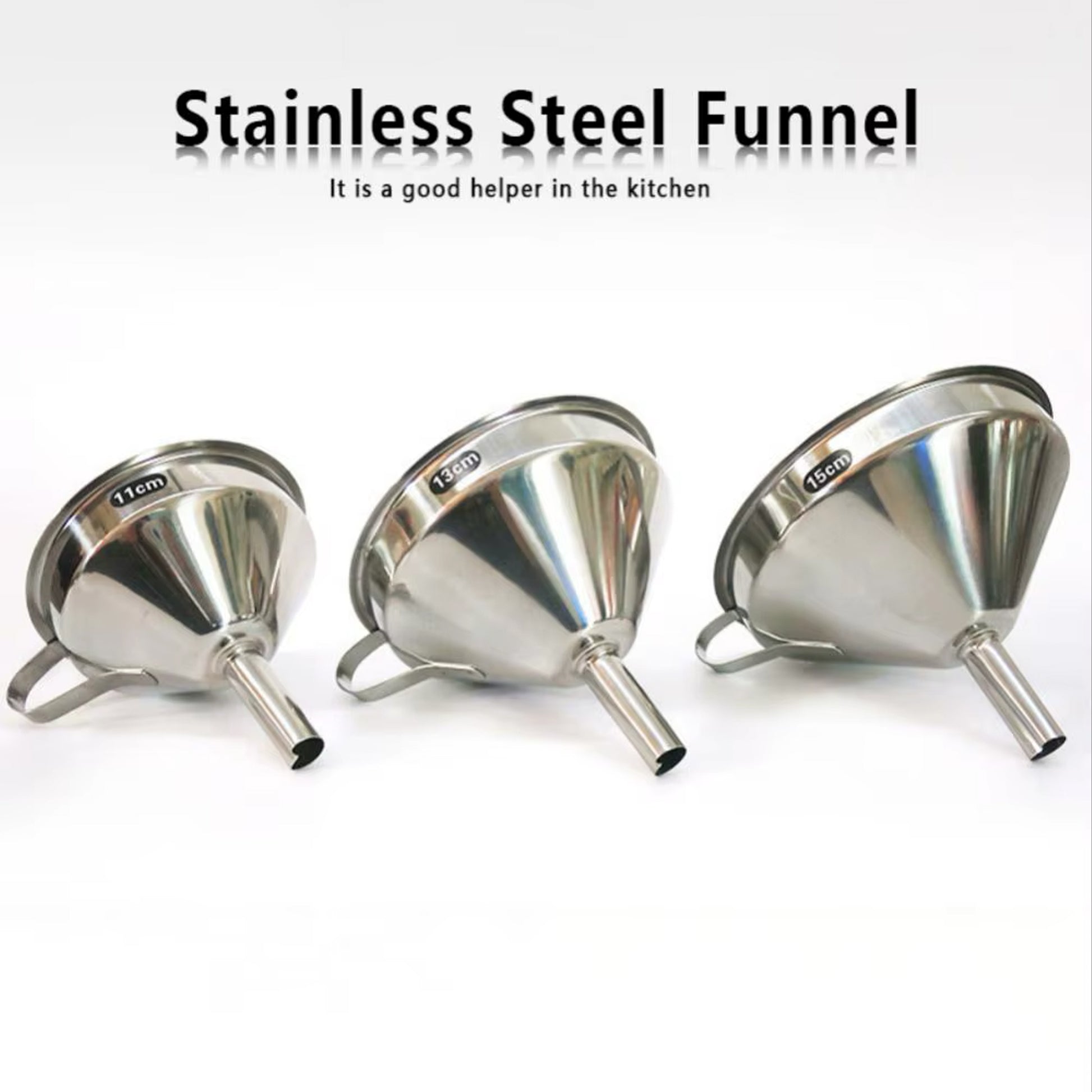 Stainless Steel Funnel - KitchenEnvy
