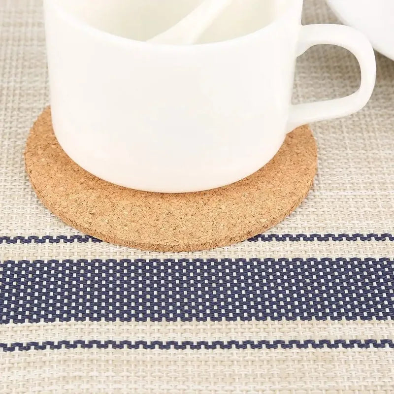Natural Cork Coaster (Set of 10) - KitchenEnvy