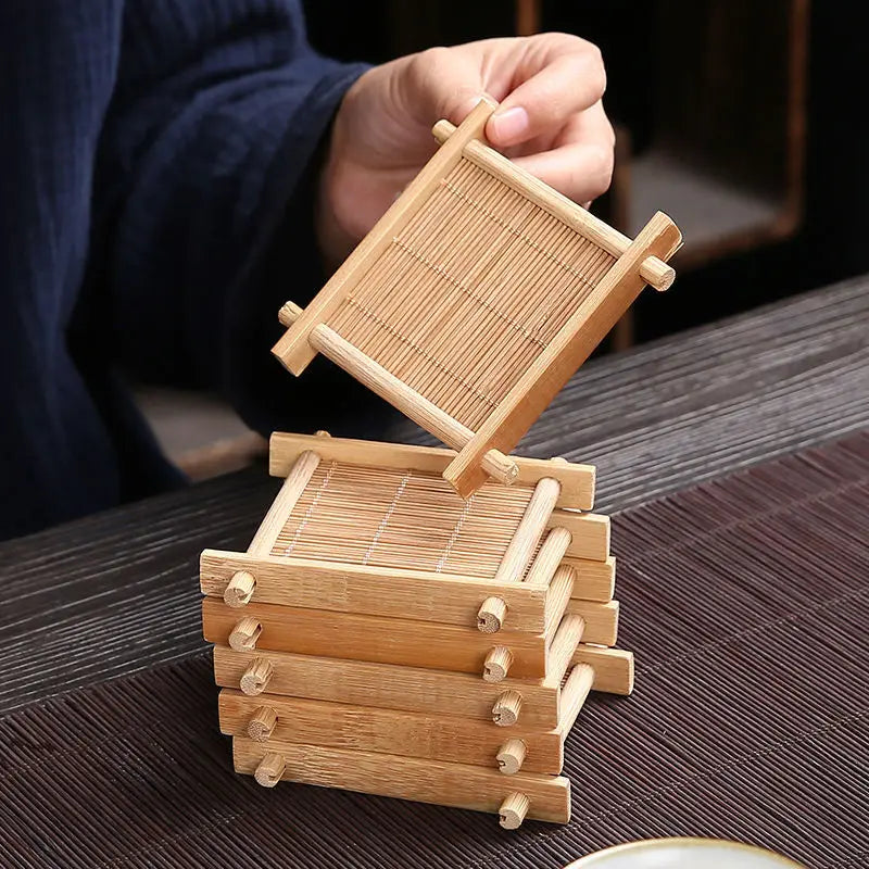 Bamboo Coasters (Set of 4) - KitchenEnvy