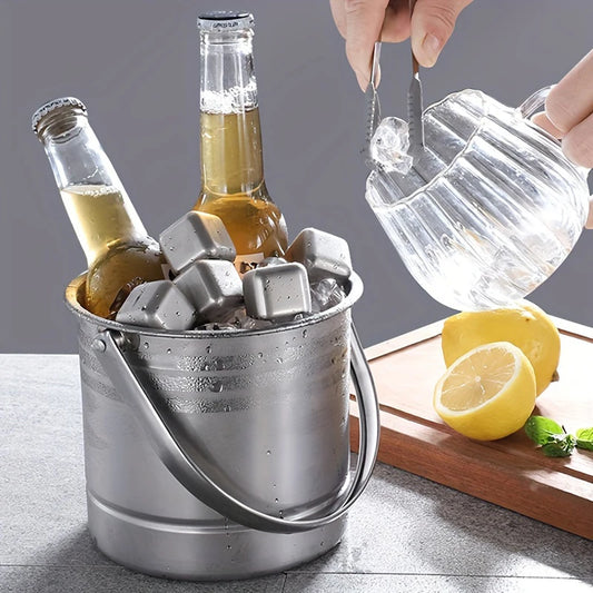 Stainless Steel Ice Bucket - KitchenEnvy