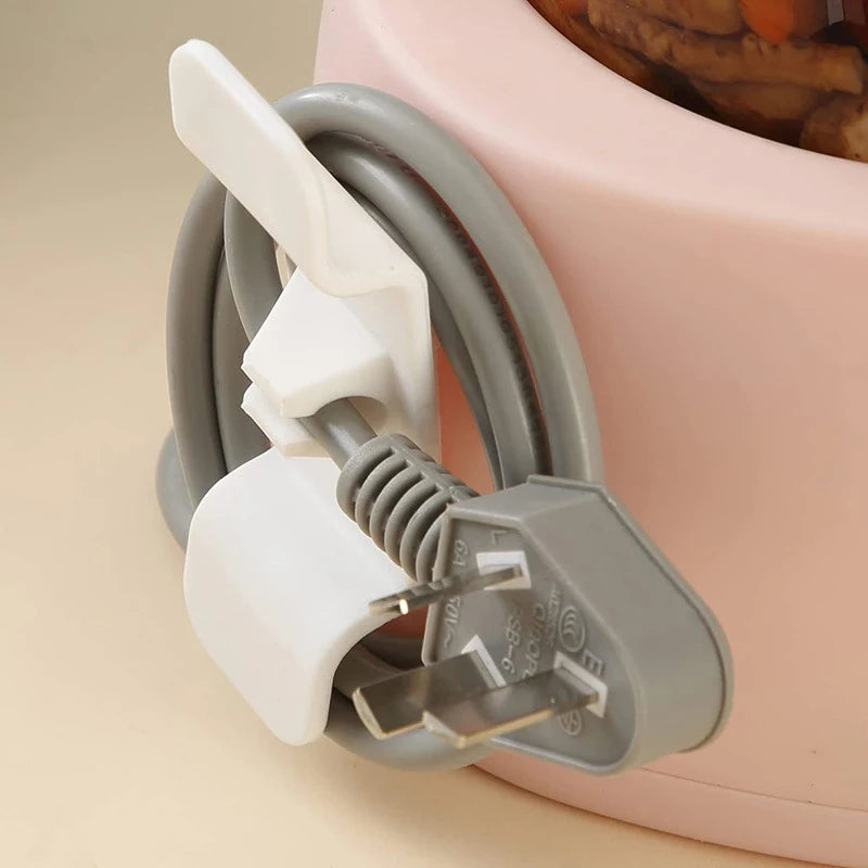 Set of 3 Cord Wrapper Hooks Clip - KitchenEnvy