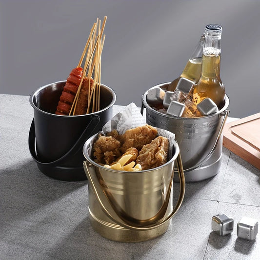 Stainless Steel Ice Bucket - KitchenEnvy