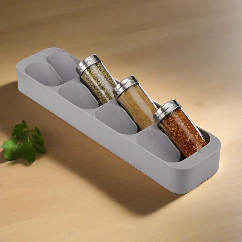 8 Grids Spice Rack Cupboard Organizer