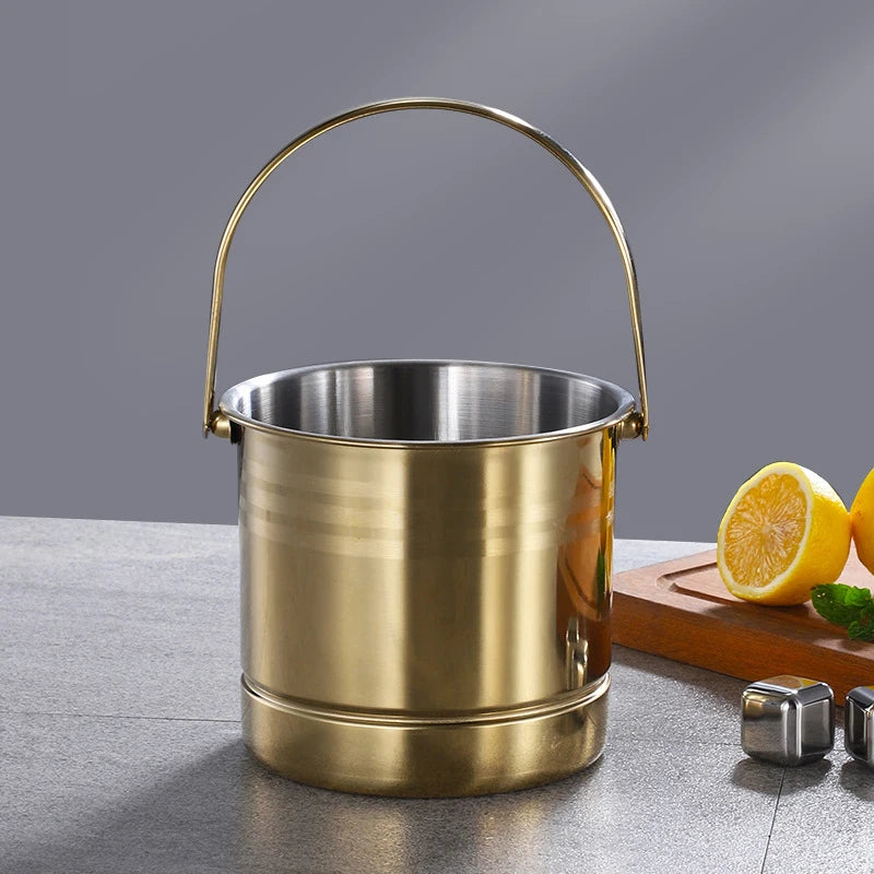 Stainless Steel Ice Bucket - KitchenEnvy