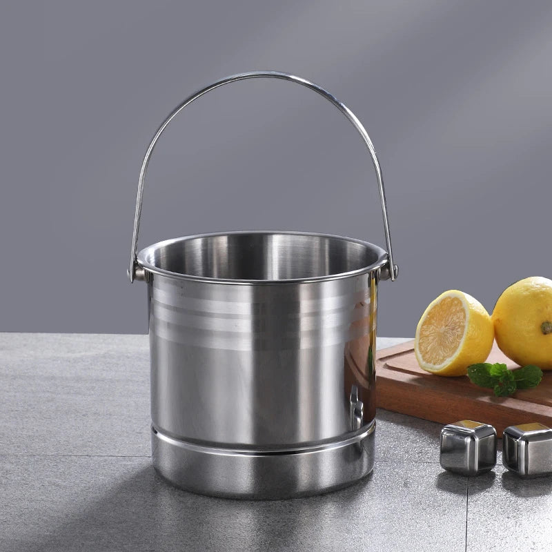 Stainless Steel Ice Bucket - KitchenEnvy