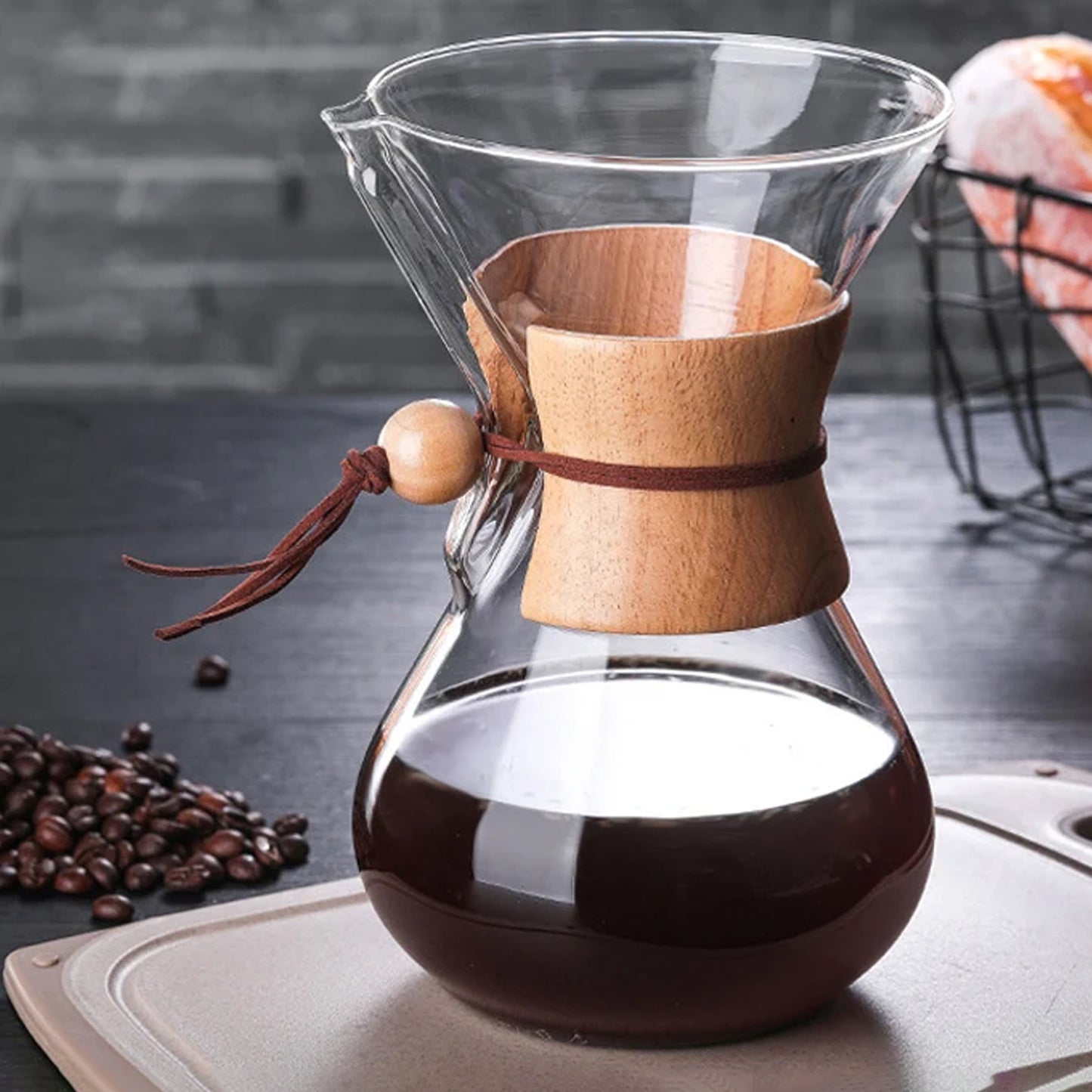 400ml Coffee Maker with Stainless Steel Filter - KitchenEnvy