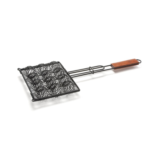 Non-Stick Meatball Basket with Rosewood Handle - KitchenEnvy