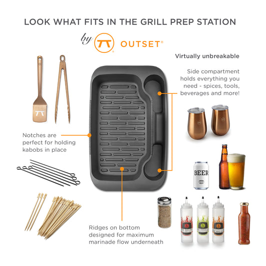Outset Grill Prep Station With Lid - KitchenEnvy