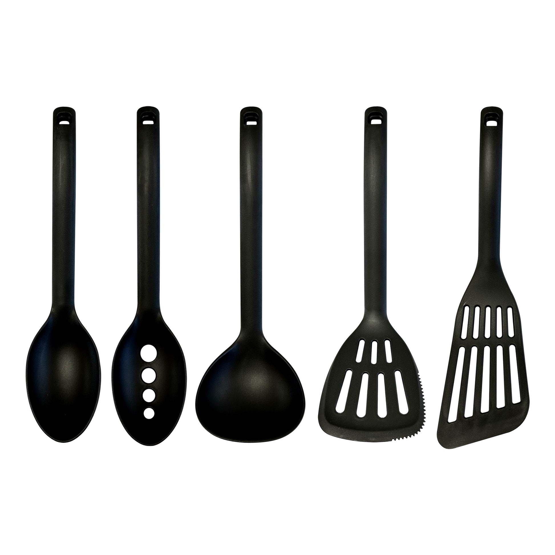 Set of 5 Nylon Utensils - KitchenEnvy