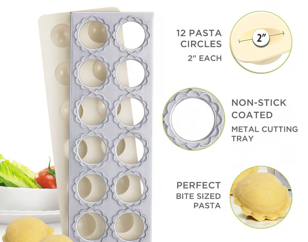 Flower Shaped Ravioli Maker (12 count) - KitchenEnvy