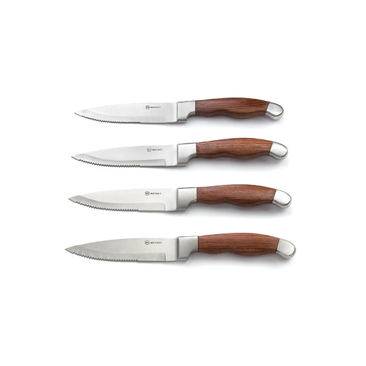 Jackson Steakhouse Knife Set, Stainless Steel 4-Piece - KitchenEnvy