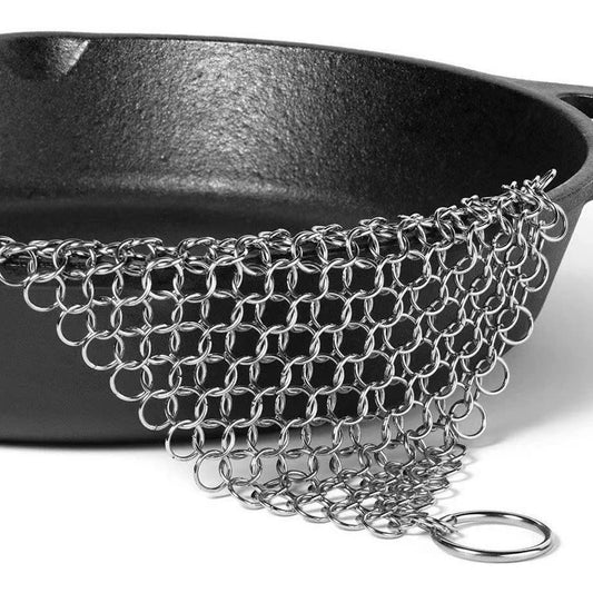 Chain Mail Cast Iron Cleaner - KitchenEnvy