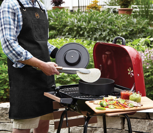 Black Denim Griller's Apron, One Size Fits Most - KitchenEnvy
