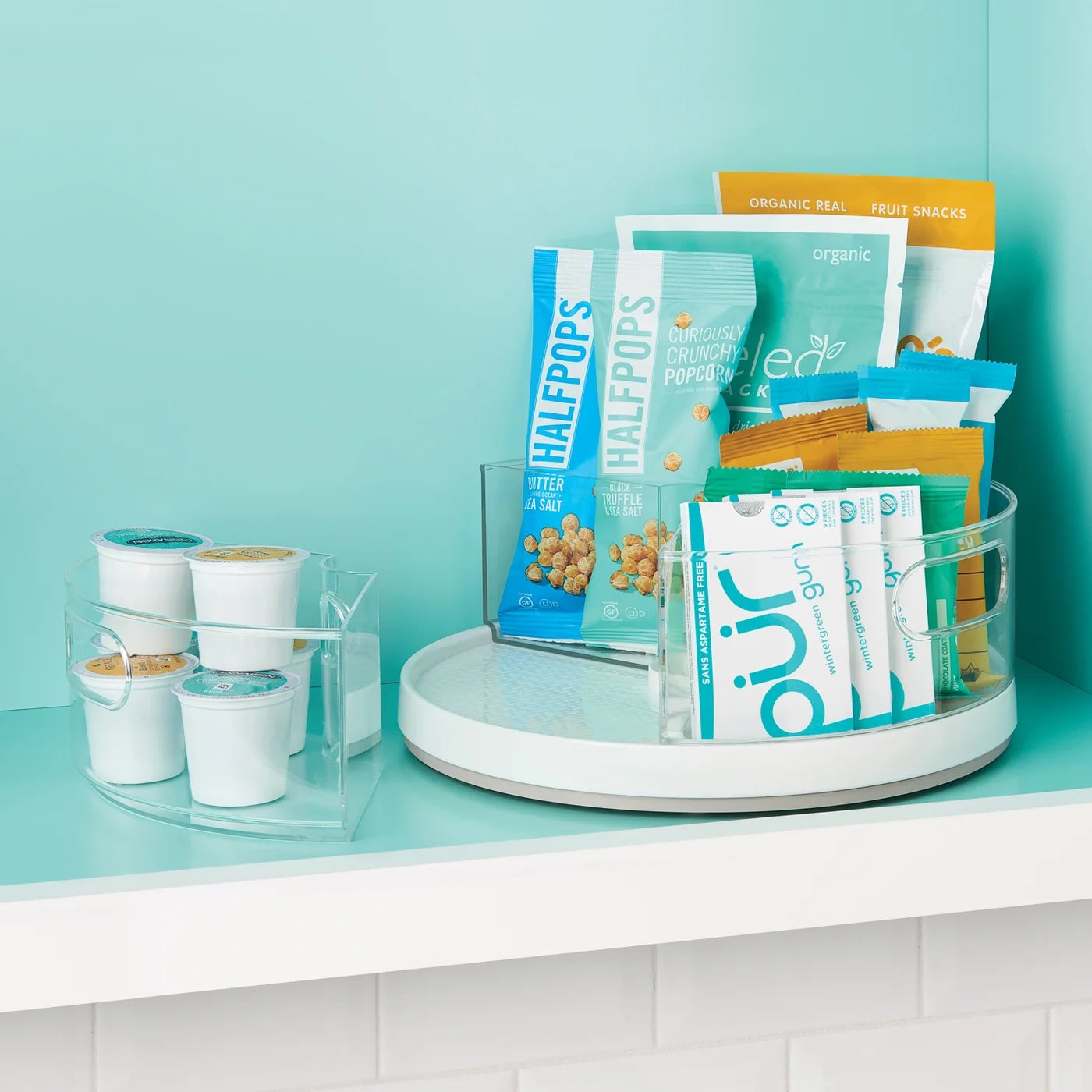 CRAZY SUSAN Turntable w/3 Bins - Kitchen Envy