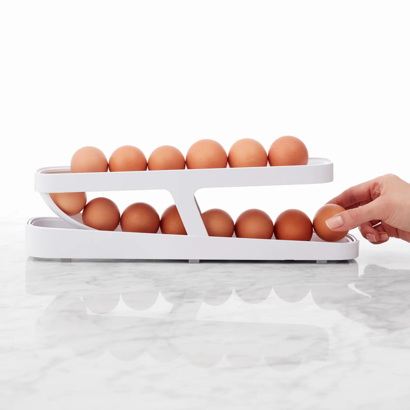 ROLLDOWN Egg Dispenser Two-Tier - Kitchen Envy