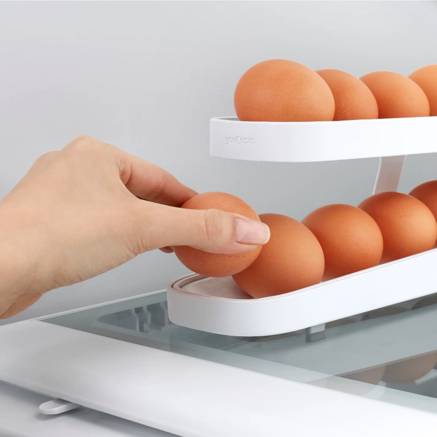 ROLLDOWN Egg Dispenser Two-Tier - Kitchen Envy