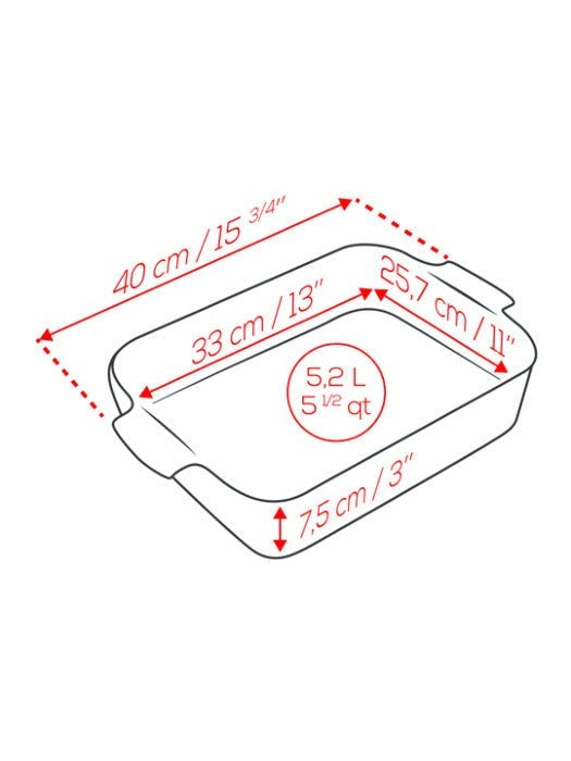 Appolia - Ceramic Bakeware - Rectangular - Kitchen Envy