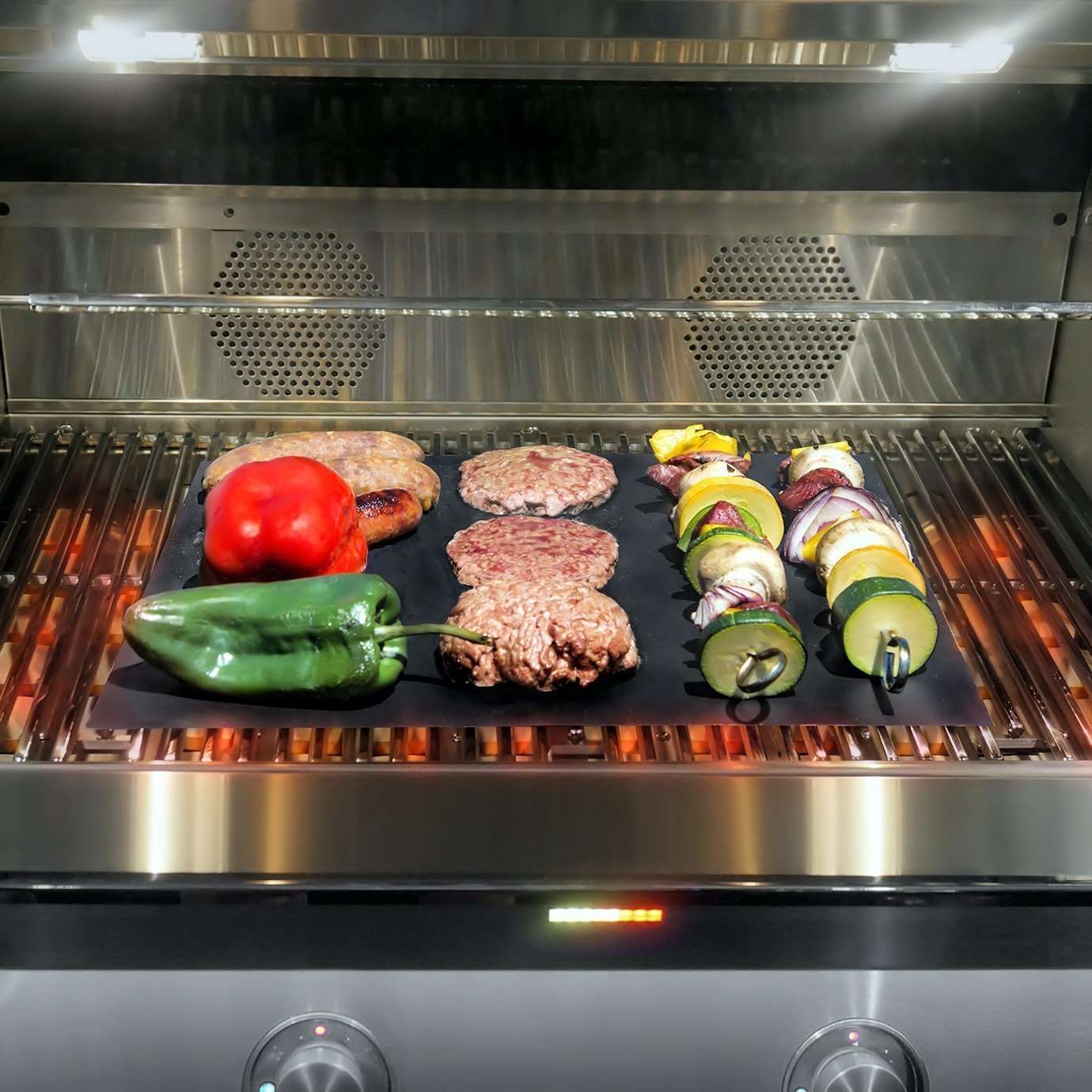 KitchenEnvy BBQ Grill Mat - Pack of 2 - KitchenEnvy