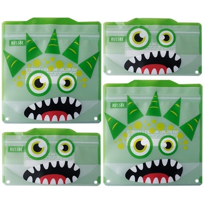 RUSSBE Snack/Sandwich Bags - Pack of 4 - KitchenEnvy