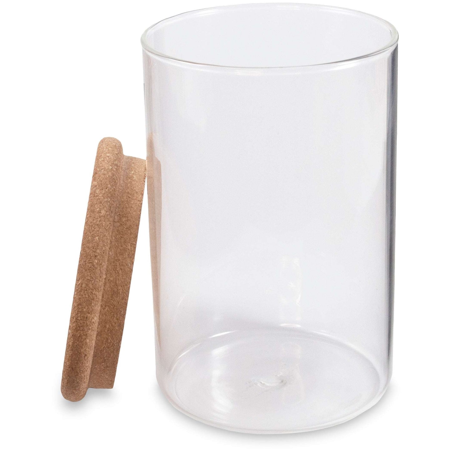 KITCHEN BASICS Canister Borosilicate/Cork Lid - KitchenEnvy