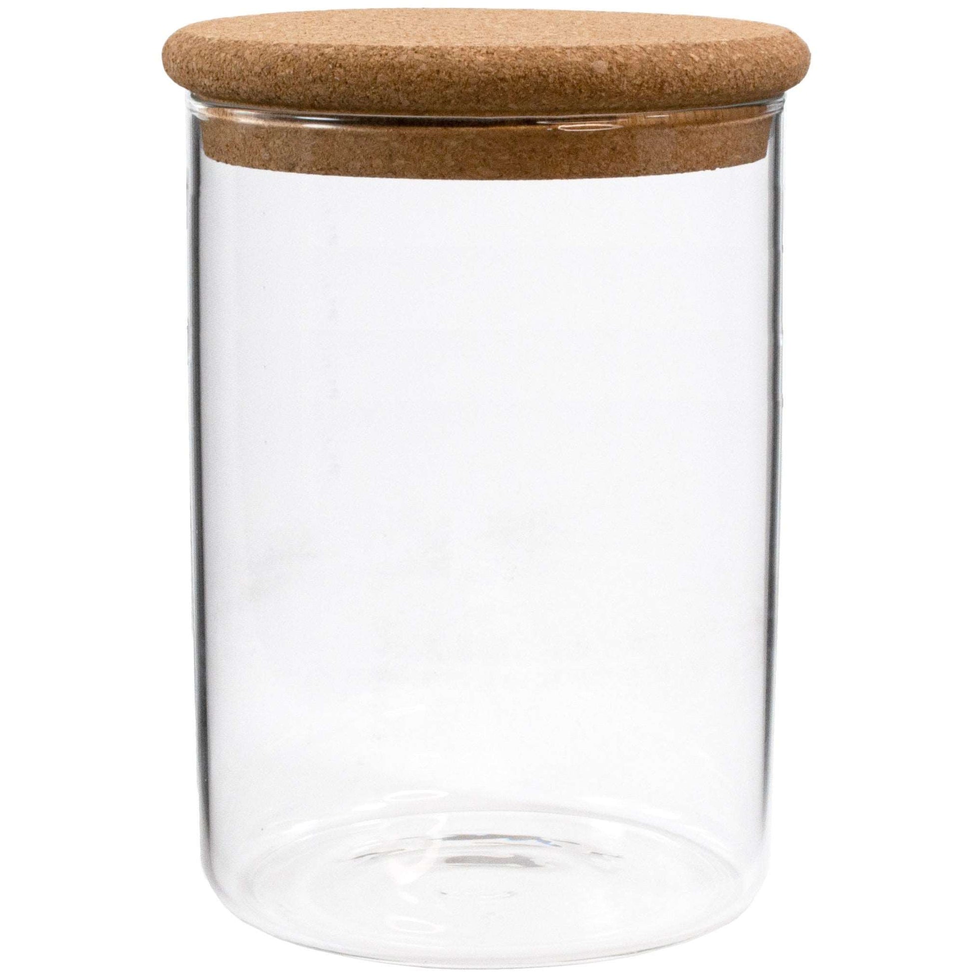 KITCHEN BASICS Canister Borosilicate/Cork Lid - KitchenEnvy
