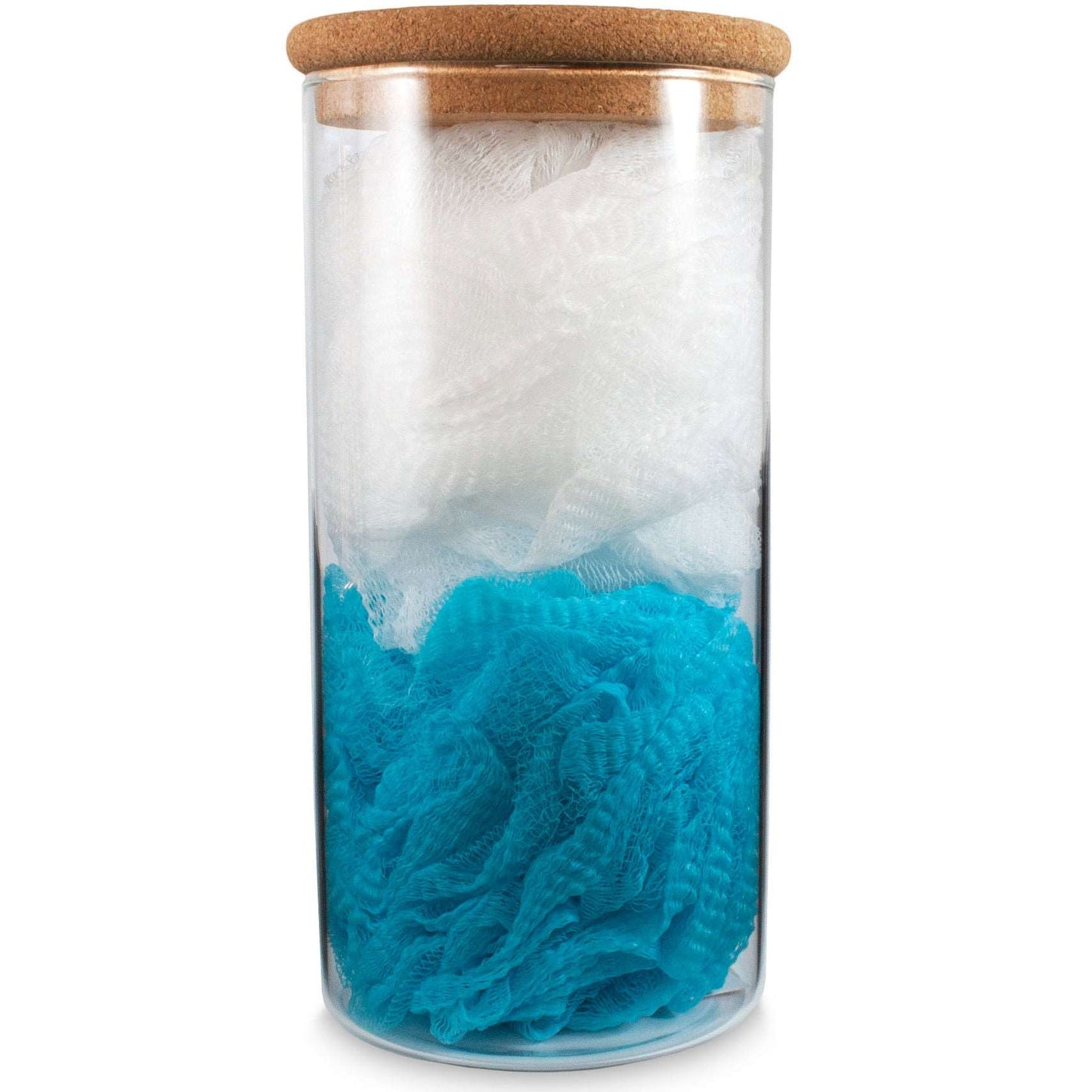 KITCHEN BASICS Canister Borosilicate/Cork Lid - KitchenEnvy