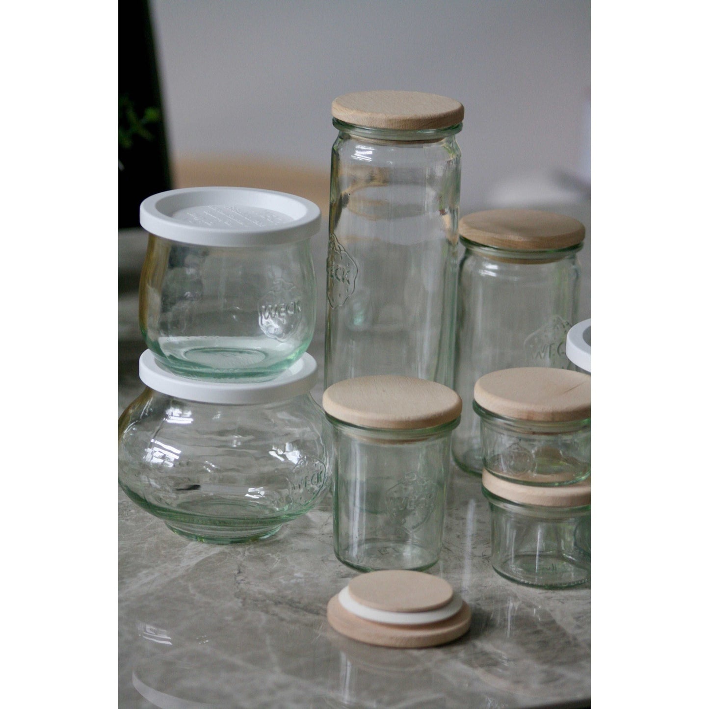 KitchenEnvy Beech Wood Lids - KitchenEnvy