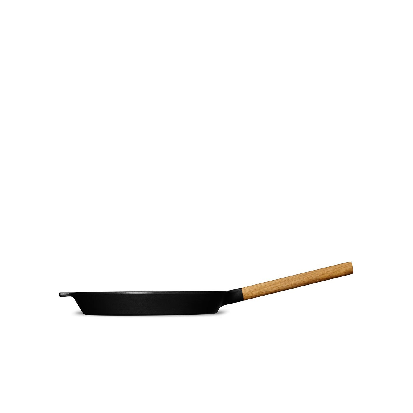 MORSO Fry Pan - 28cm/11" - Cast Iron - Wood Handle - KitchenEnvy
