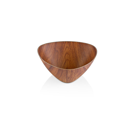 KITCHEN BASICS FAUX WOOD Triangle Bowl Small - Polystyrene - KitchenEnvy