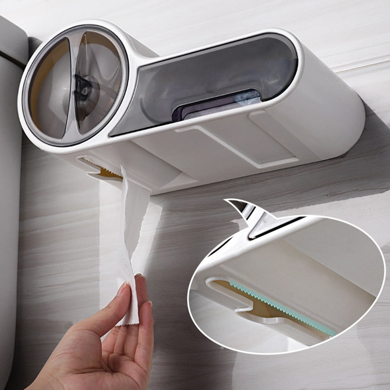 KitchenEnvy Multifunctional Toilet Paper Holder - KitchenEnvy