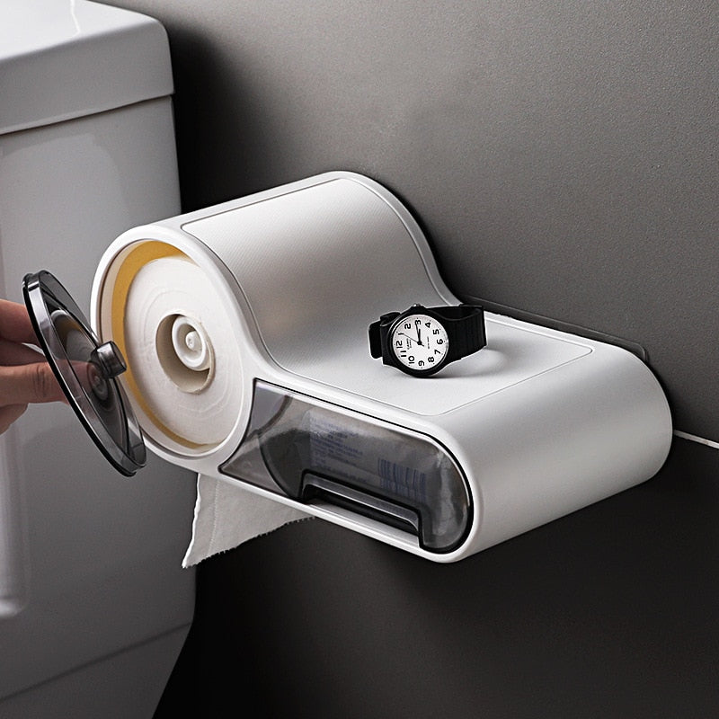 KitchenEnvy Multifunctional Toilet Paper Holder - KitchenEnvy