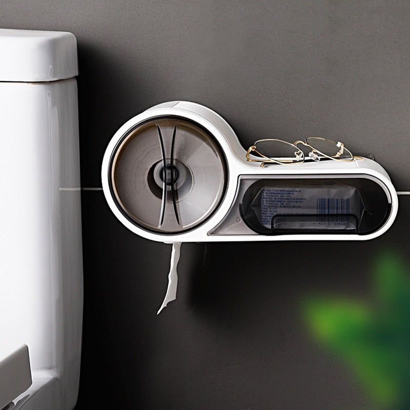 KitchenEnvy Multifunctional Toilet Paper Holder - KitchenEnvy
