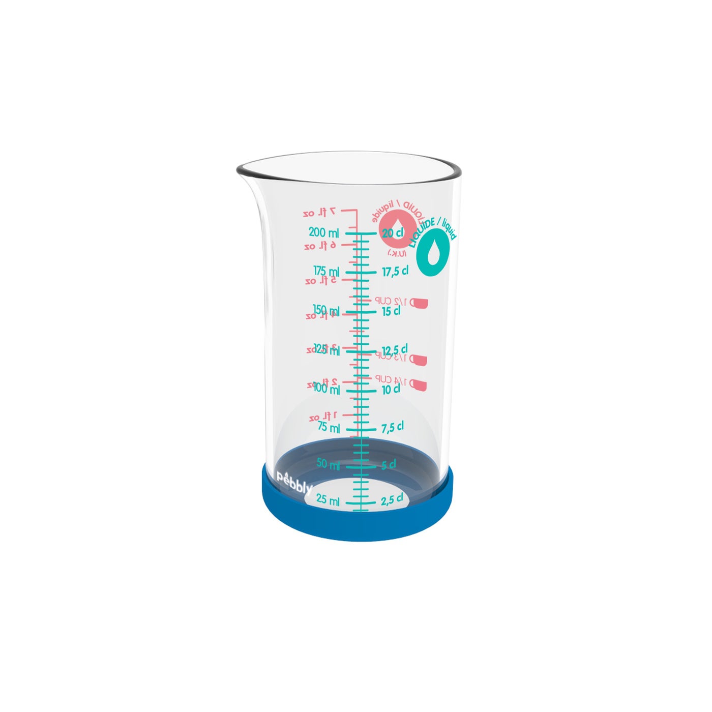 PEBBLY Measuring Jug 200ml/7oz - KitchenEnvy
