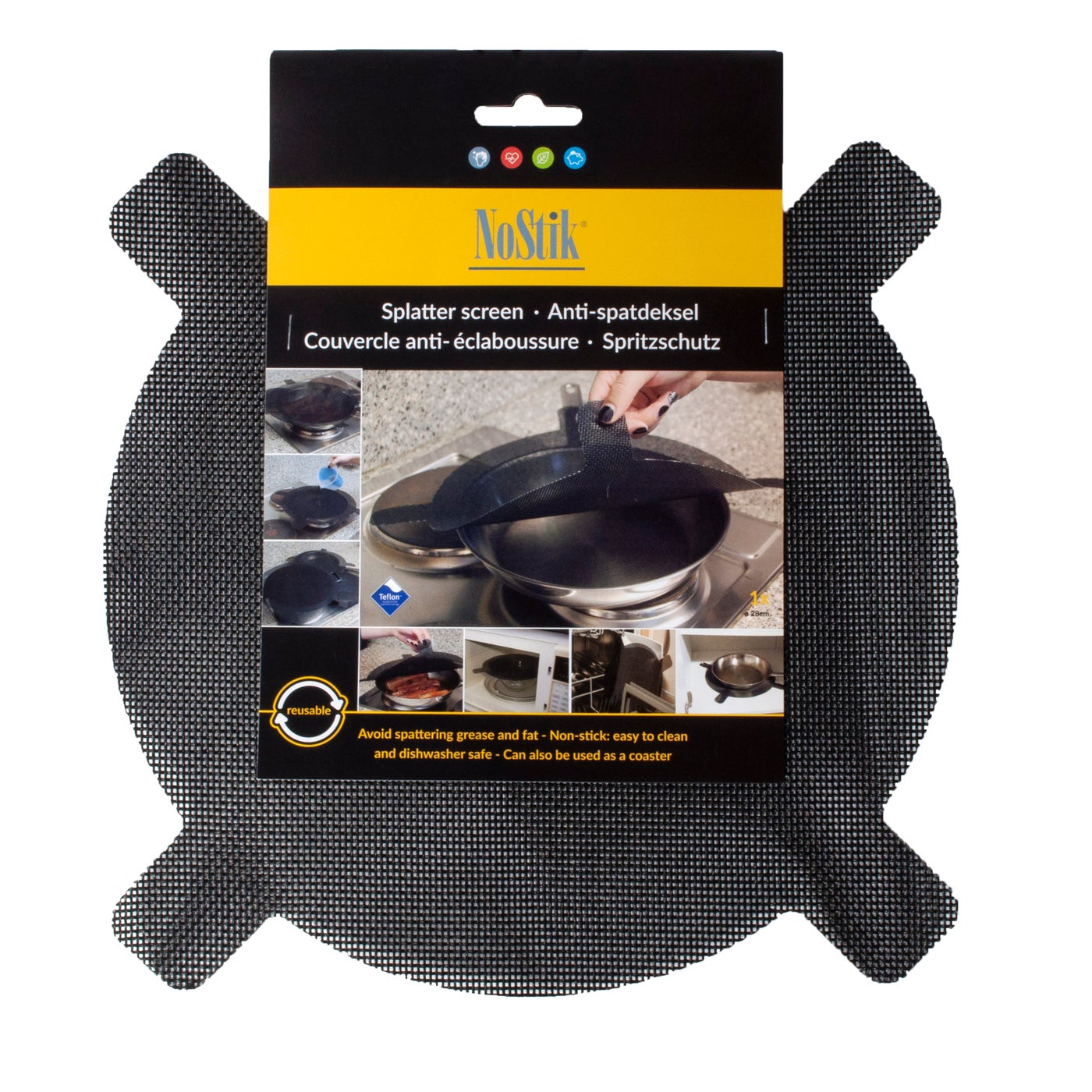 NOSTIK Splatter Screen 28cm/11" - KitchenEnvy