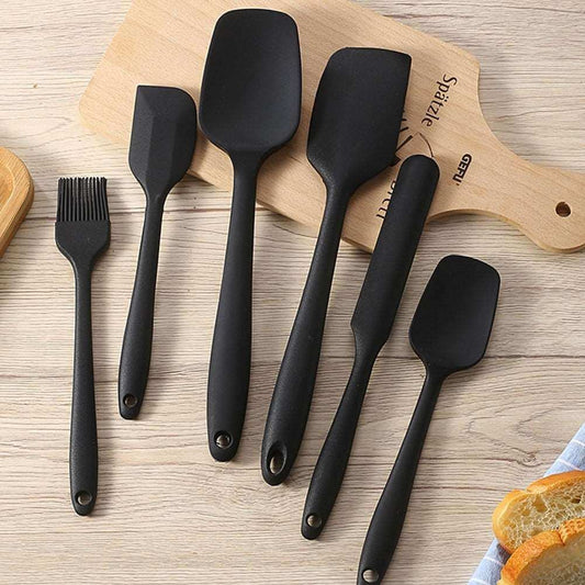 KitchenEnvy 6PC Silicone Spatula Set - KitchenEnvy