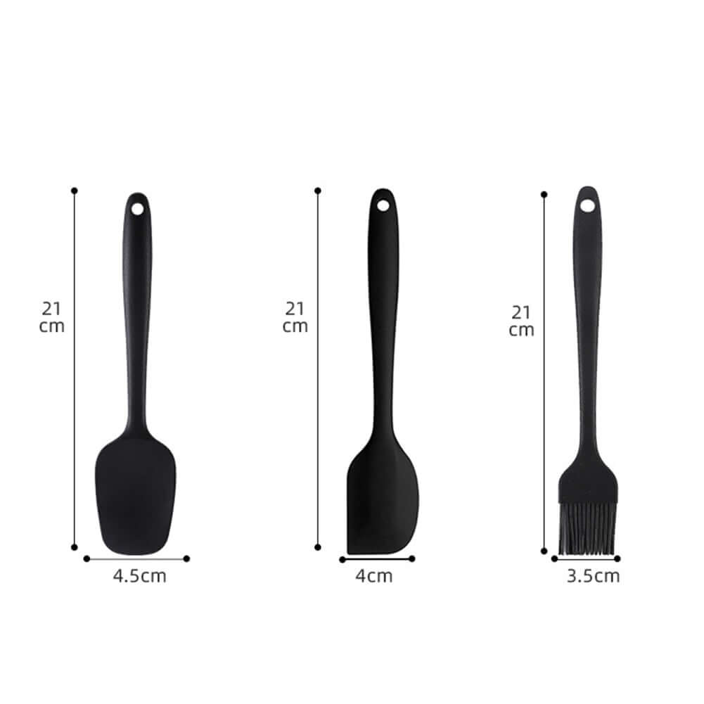 KitchenEnvy 6PC Silicone Spatula Set - KitchenEnvy