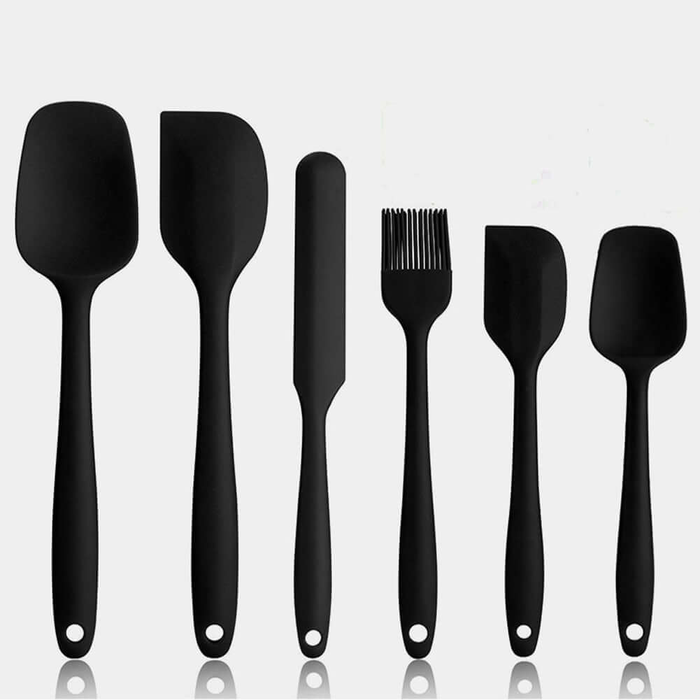 KitchenEnvy 6PC Silicone Spatula Set - KitchenEnvy