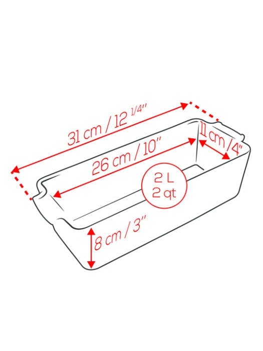 Appolia - Ceramic Loaf Pan - Kitchen Envy