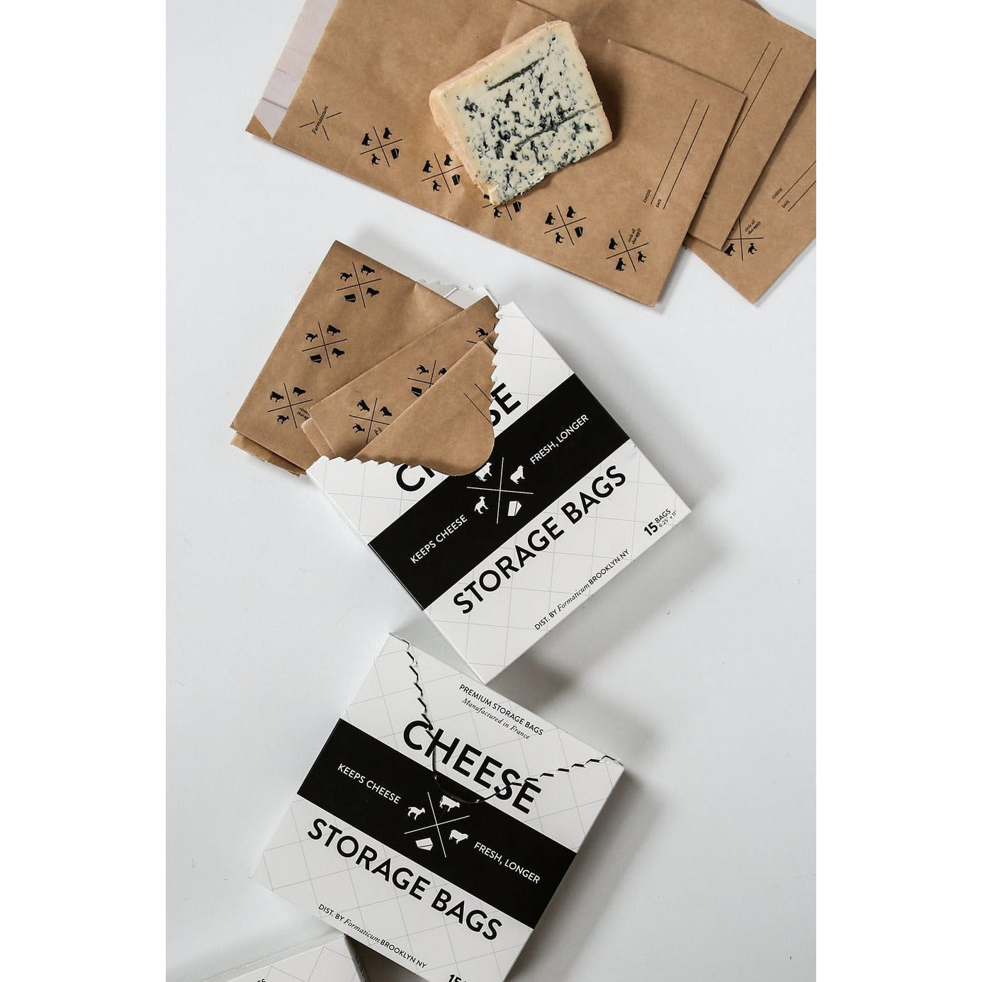 FORMATICUM Cheese Storage Bags - Pack of 15 - KitchenEnvy