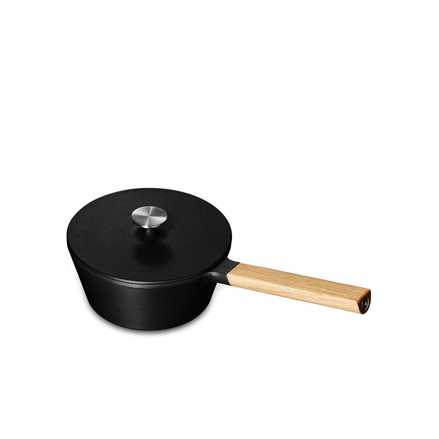 MORSO Saucepan w/Lid - 1.7L/1.5Q - Cast Iron - Wood Handle - KitchenEnvy