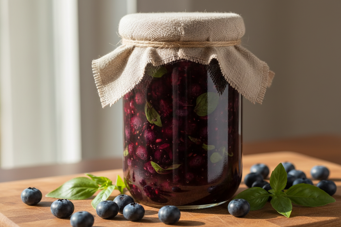 Blueberry Basil Jam