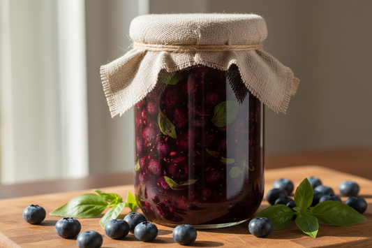 Blueberry Basil Jam