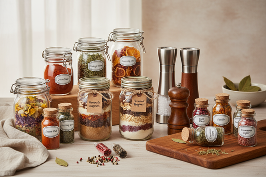 Gift Ideas Using Jars and Mills