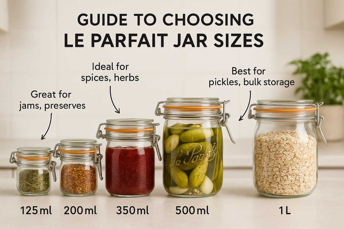 Guide to Choosing Le Parfait Jar Sizes