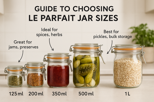 Guide to Choosing Le Parfait Jar Sizes
