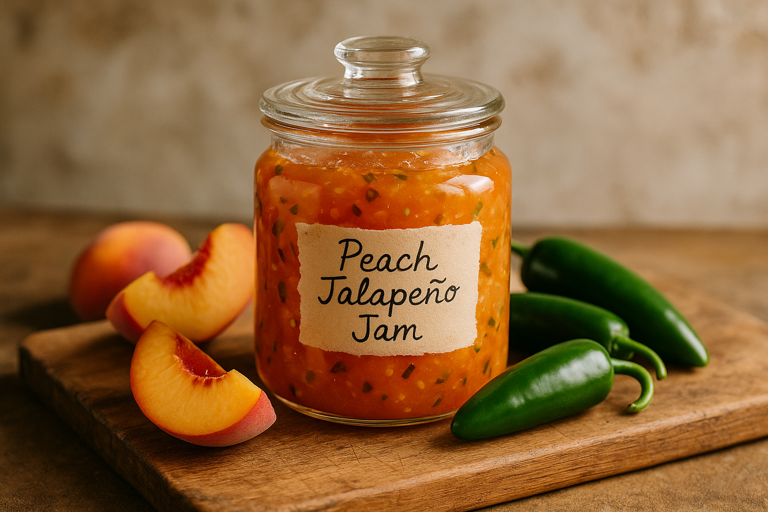 Peach Jalapeño Jam
