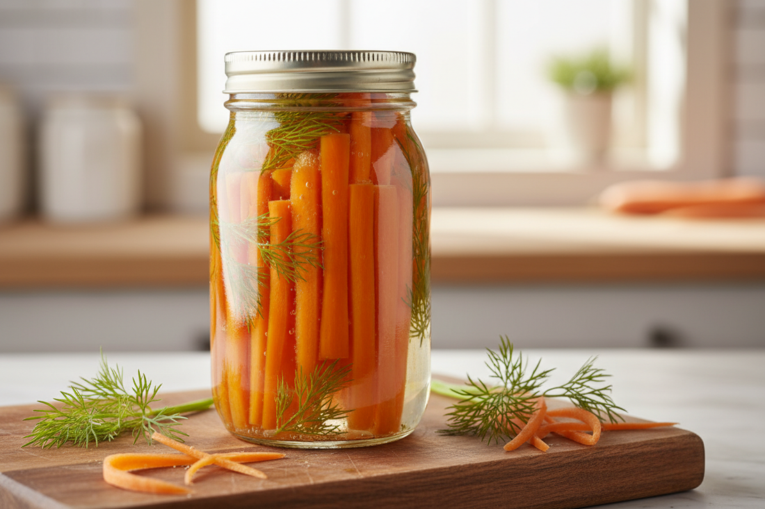 Pickled Carrots with Dill