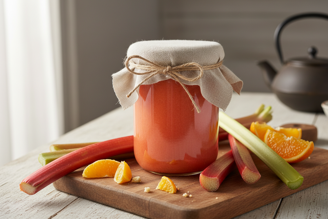 Rhubarb Orange Butter