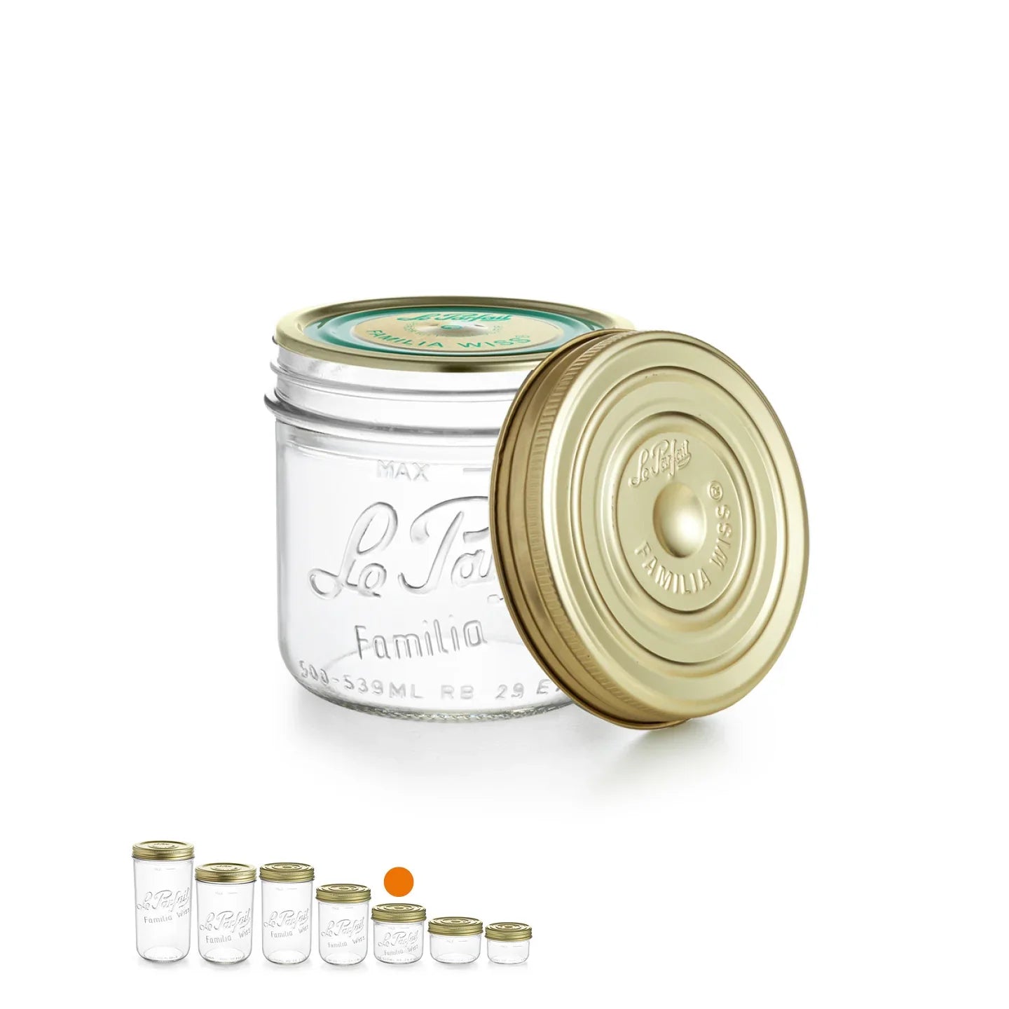 Le Parfait - familia-wiss-terrines-mason-jar-500ml